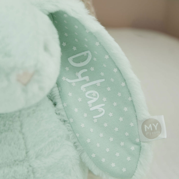 Personalised Mint Choc Chip Bunny Soft Toy