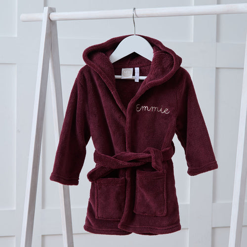 Personalised Mulberry Pie Fleece Robe