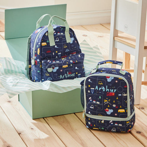 Personalised On The Move Backpack & Lunch Bag Set