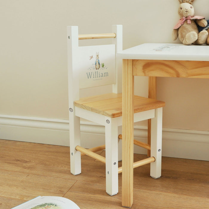 Personalised Peter Rabbit™ & Friend Table and Chairs Set