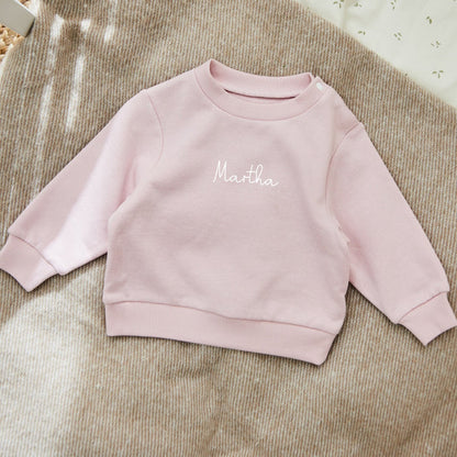 Personalised Pink Bunny Sweatshirt