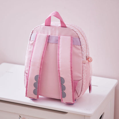 Personalised Pink Unicorn Face Medium Backpack