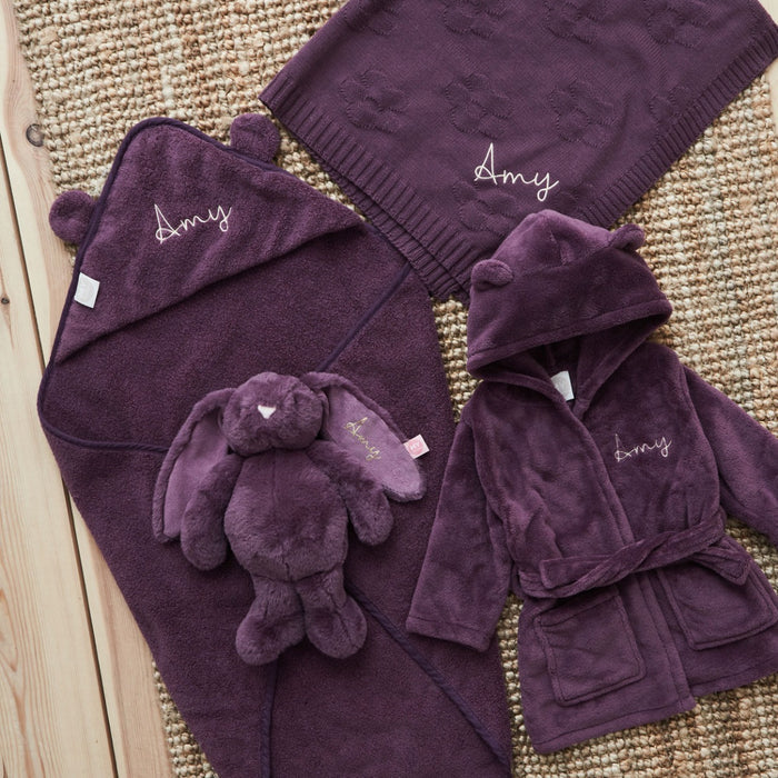 Personalised Plum Bedtime Essentials Gift Set