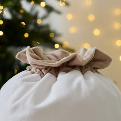 Personalised Plush Neutral Christmas Sack