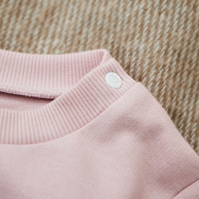 Personalised Rainbow Pink Sweatshirt