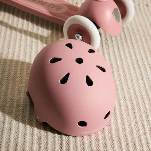 Personalised Raspberry Eco Banwood Helmet