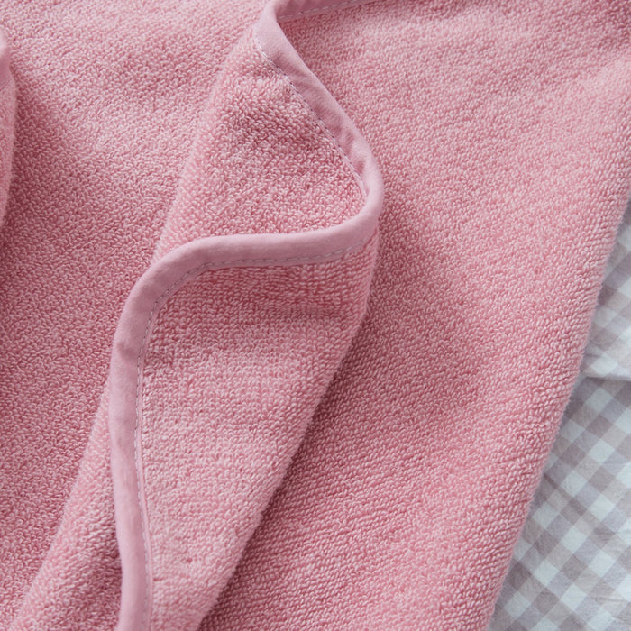 Personalised Raspberry Ripple Small Hooded Towel With Ears