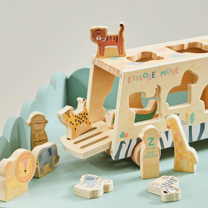 Personalised Safari Shape Sorter FSC®