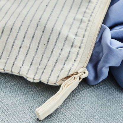 Personalised Something Blue Striped Pouch