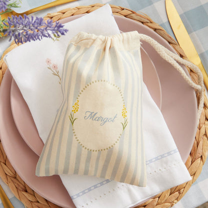 Personalised Spring Stripe Gift Bag