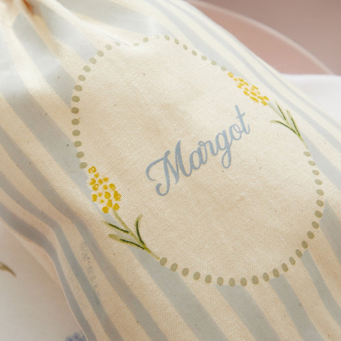 Personalised Spring Stripe Gift Bag