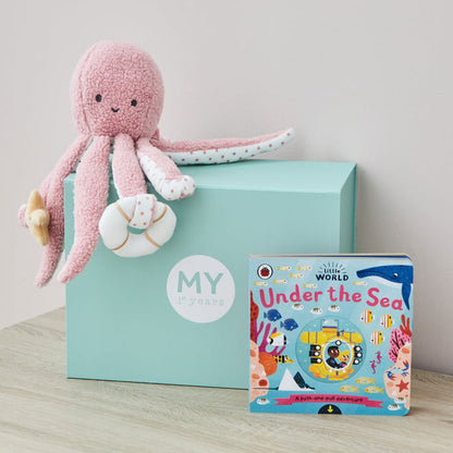 Personalised Under the Sea Read & Cuddle Gift Set