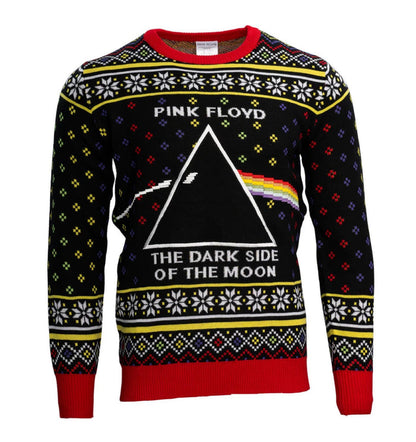 Pink Floyd Dark Side of the Moon LP Cover Adult Unisex Ugly Christmas Sweater - TVStoreOnline