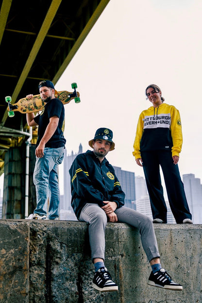 [ Pittsburgh Riverhounds ] 90 in 1 Block Hoodie - Official League