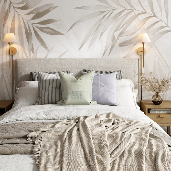 Plug-in Cotton Shade Wall Light - Nathan James