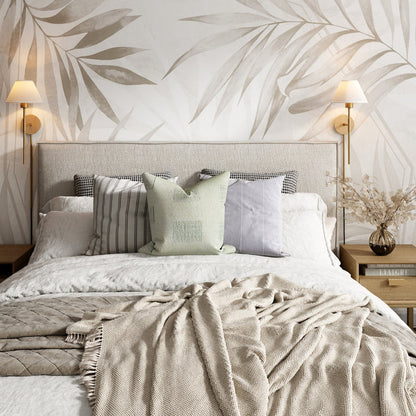 Plug-in Cotton Shade Wall Light - Nathan James