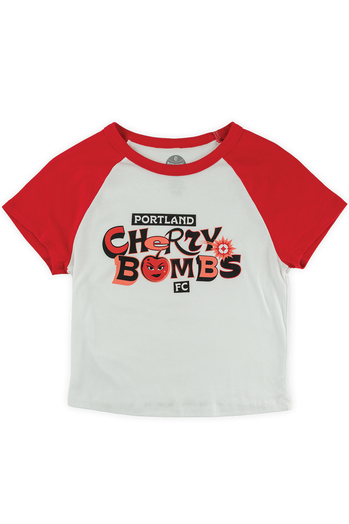[ Portland Cherry Bombs ] Heartbreaker Baby Tee - Official League