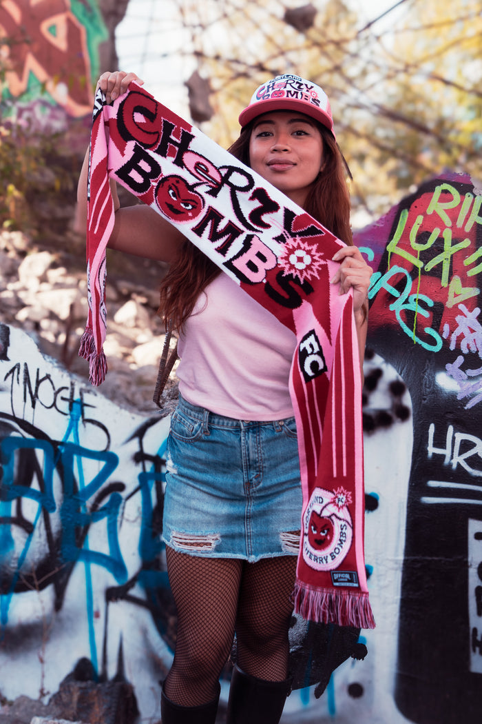 [ Portland Cherry Bombs ] Inaugural Scarf - Official League