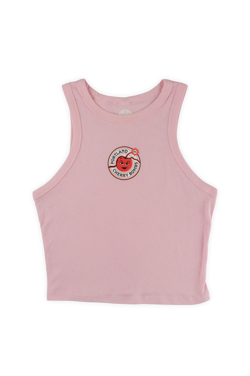[ Portland Cherry Bombs ] "Strike Me" Pink Tank - Official League