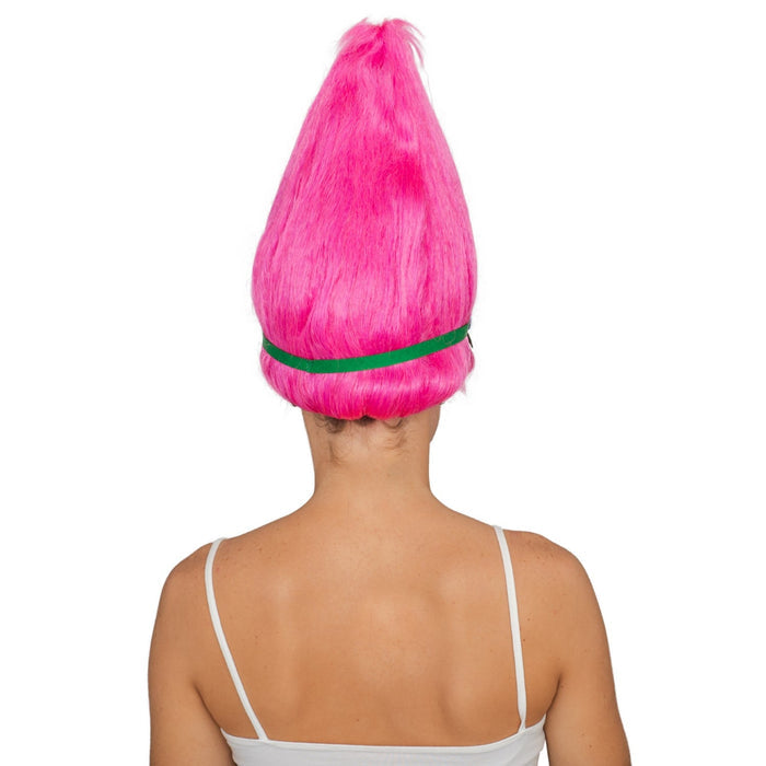 Princess Troll Movie Pink Adult Deluxe Halloween Costume Cosplay Wig - TVStoreOnline