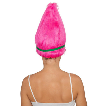 Princess Troll Movie Pink Adult Deluxe Halloween Costume Cosplay Wig - TVStoreOnline