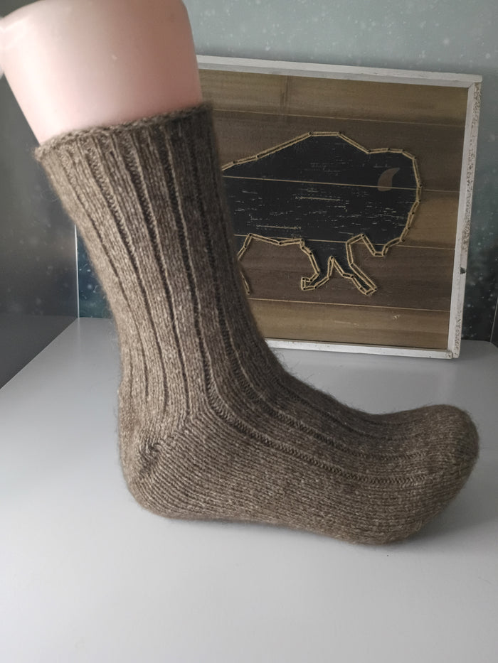 Pure Prairie - 100% Natural Crew Socks