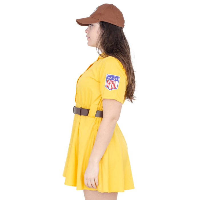 Racine Belles AAGPBL Baseball Women's Halloween Cosplay Costume Dress - TVStoreOnline