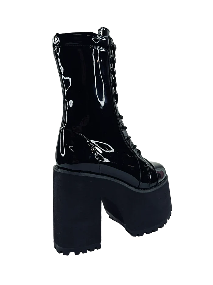 back of boot on display