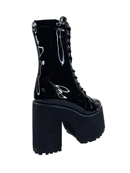 back of boot on display