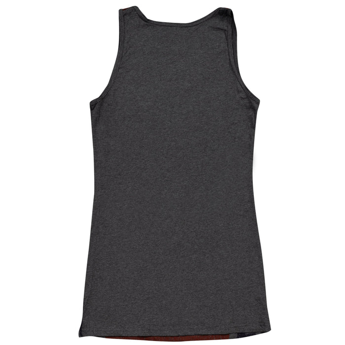 Rebel Charcoal Distressed Flag Tank Top - TVStoreOnline