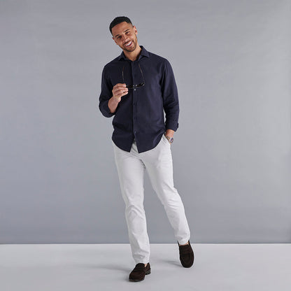 Regular Fit Chinos - White