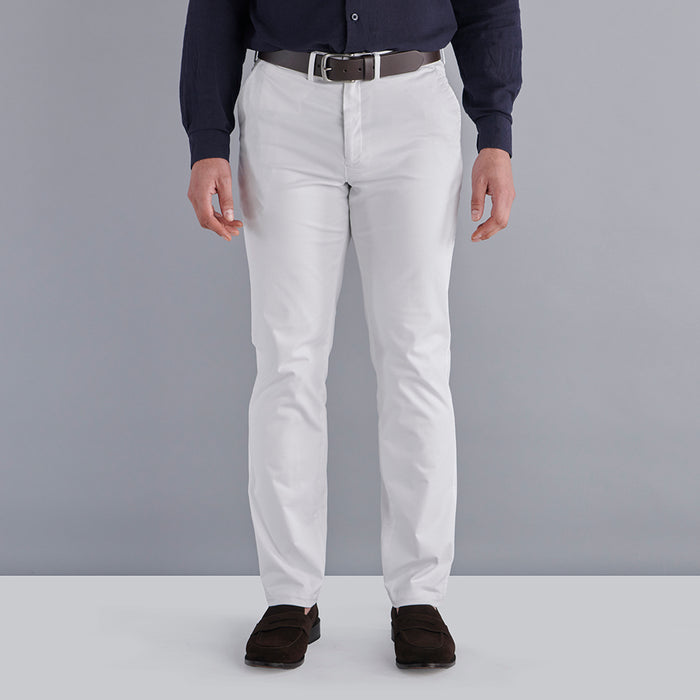 Regular Fit Chinos - White
