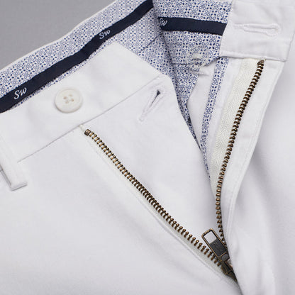 Regular Fit Chinos - White