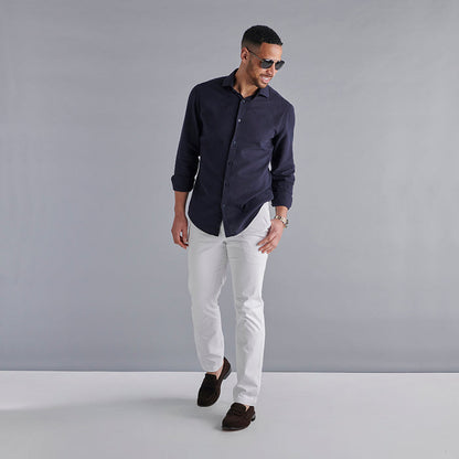 Regular Fit Chinos - White