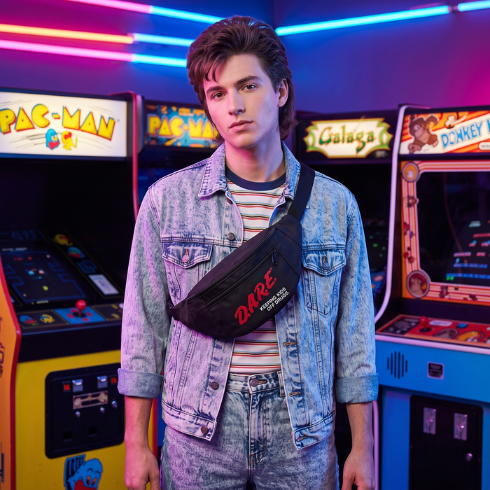 Retro 1980s-1990s D.A.R.E. Logo Fanny Pack (3 Color Options) - TVStoreOnline