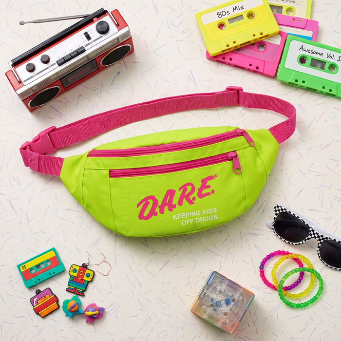 Retro 1980s-1990s D.A.R.E. Logo Fanny Pack (3 Color Options) - TVStoreOnline