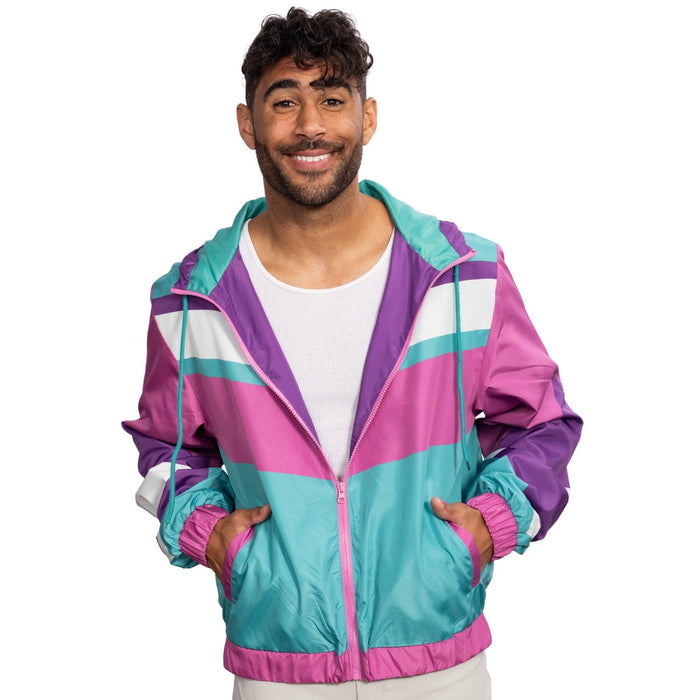 Retro Halloween Cosplay Windbreaker 1980s & 1990s Lightweight Jacket - TVStoreOnline