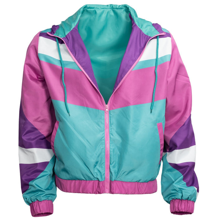 Retro Halloween Cosplay Windbreaker 1980s & 1990s Lightweight Jacket - TVStoreOnline