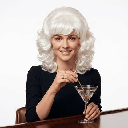Retro Nostalgia 1930s-1960s Movie Starlet Adult Halloween Cosplay Costume Wig - TVStoreOnline