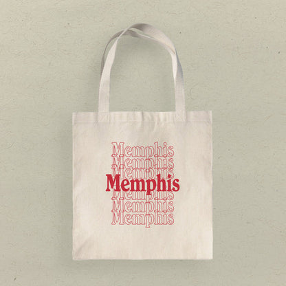Retro Repeats - Custom Canvas Tote Bag