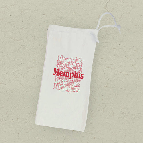 Retro Repeats - Custom Canvas Wine Bag