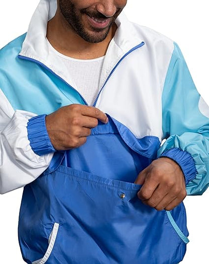 Retro Windbreaker Jacket Lightweight Design 2 - TVStoreOnline