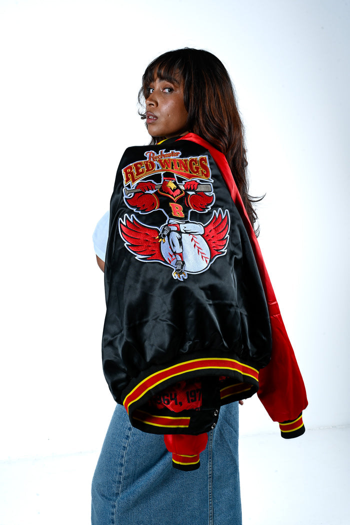 [ Rochester Red Wings ] Governor's Cup Retro Satin - Official League