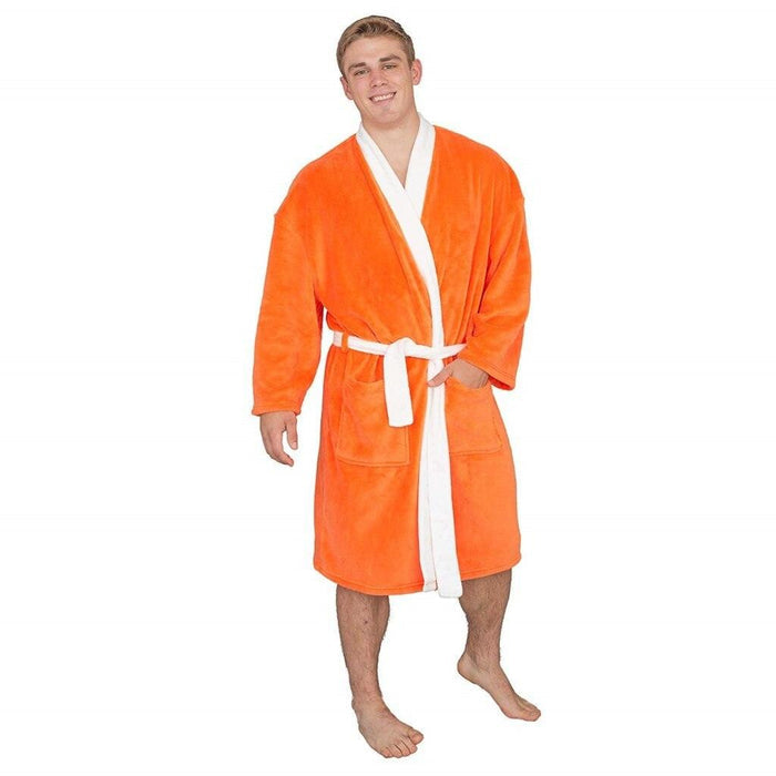Ron Burgundy Pool Party Orange Robe Halloween Costume-tvso