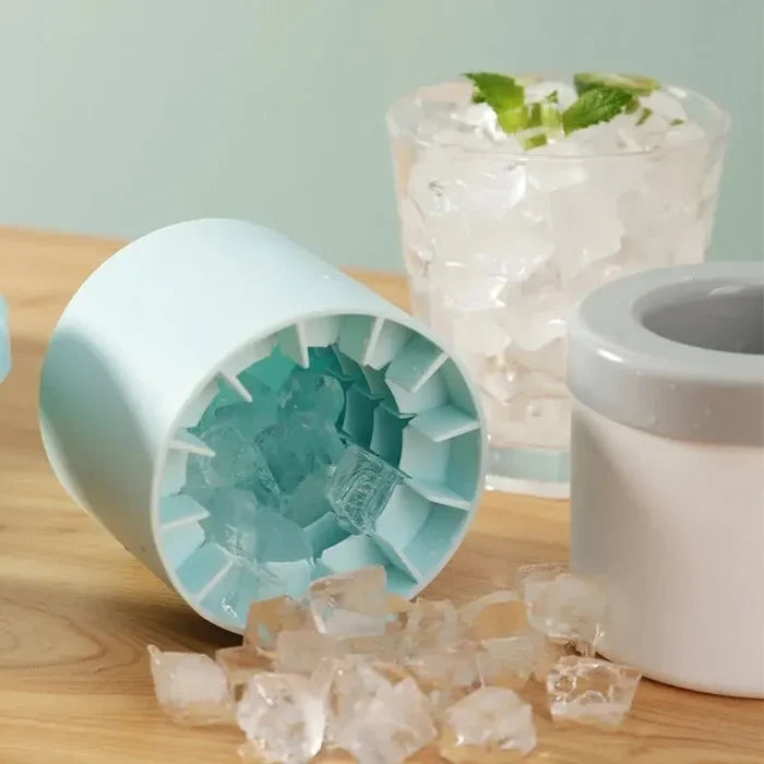 Round Silicone Ice Cube Mold – Compact, Creative & Refreshing