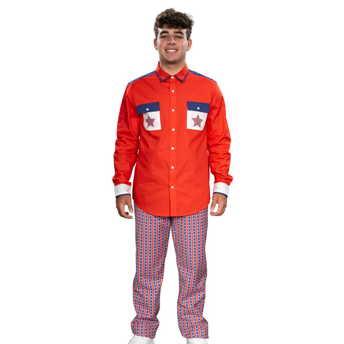 Roy Munson Character Bowling Movie Halloween Cosplay Shirt and Pants Costume Set - TVStoreOnline