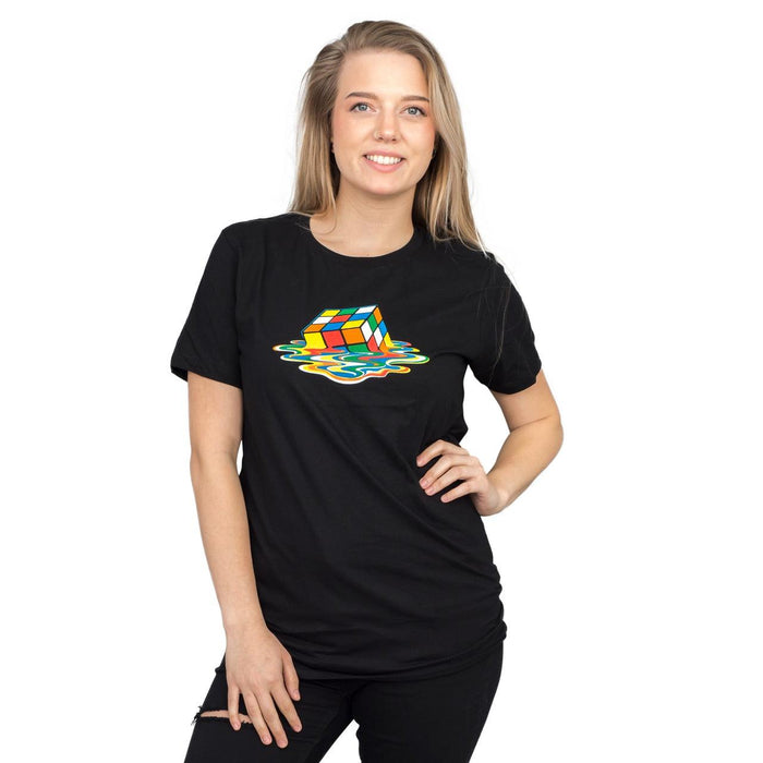 Rubik's Cube Melting Sheldon Cooper T-shirt-tvso
