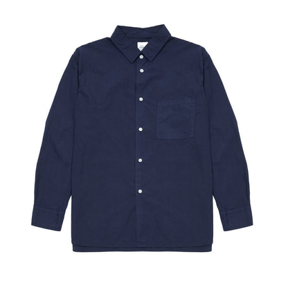 Sage De Cret Cotton Regular Shirt in Navy