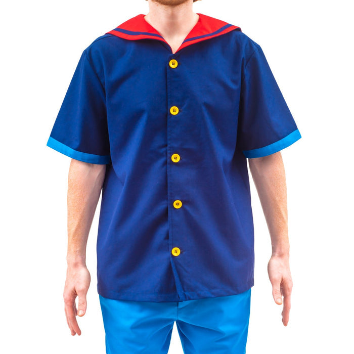 Sailor Man Adult Halloween Costume Set with Muscle Arms Spinach Captain Cosplay - TVStoreOnline