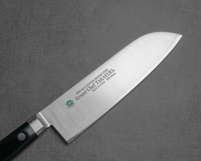 Sakai Takayuki "Grand Chef" N690 Swedish Steel 180mm Santoku